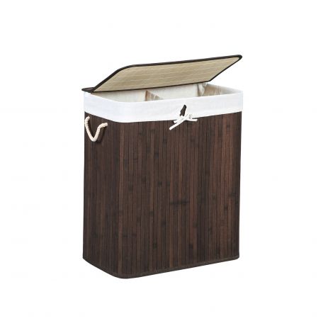 Pesukorv 100 L Bambus Pruun
