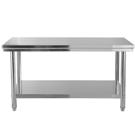 Roostevabast terasest köögilaud töölaud gastro laud roostevabast terasest laud 122×61×90 cm