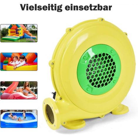 850 W puhur energiatõhus õhupump täispuhutavatele mänguasjadele hüppemajale 42 x 24 x 42 cm