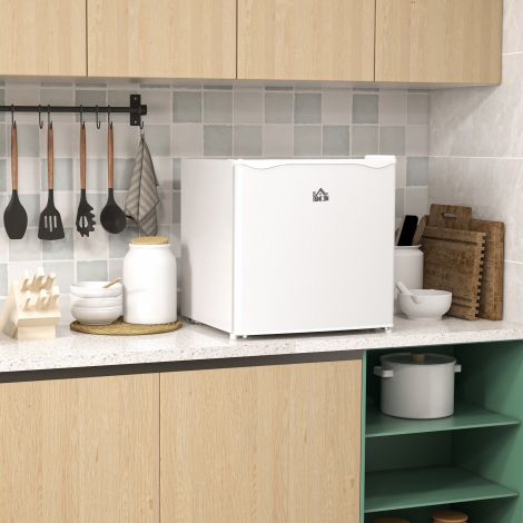 Mini-sügavkülmik 35 L sügavkülmakast elektriline vabaltseisev 45 W mini sügavkülmik minikülmik -14 kuni -24℃ 5-astmeline temperatuuri reguleerimine 47 x 44,2 x 48,8 cm valge
