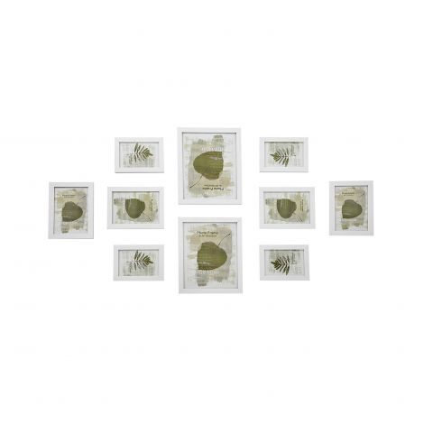 Pildiraamide komplekt 10tk, valge