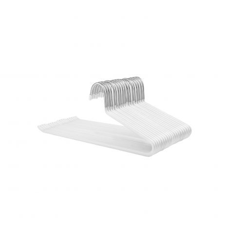 20 tükki metallist riidepuid pükstele Ø 5 mm, must, 38 cm