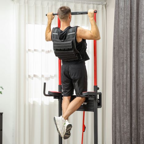 SPORTNOW reguleeritav 20kg kaaluvest helkurribadega, treeningvest, jooksuvest tõstmiseks, jooksmiseks ja fitnessiks, keharaskusega treening, meestele ja naistele