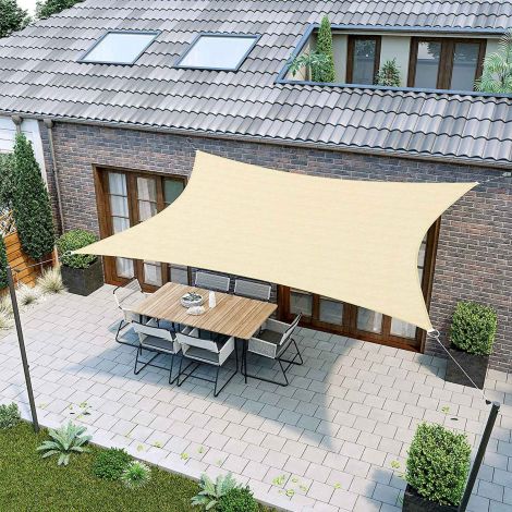 Päikesepuri 3 x 4 m liivakarva
