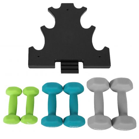 Hantlikomplekt 1, 2, 3 kg Hall-Roheline