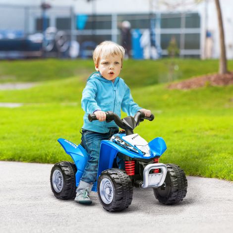 AIYAPLAY elektriline neljarattaline miniquad lastele elektriline ATV laste neljarattaline LED-iga ja signaaliga lastemootorratas laste sõiduk elektriauto lastele alates 18 kuust metallist sinine 65,5 x 38,5 x 43,5 cm