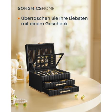 Ehtekarp peegli ja 3 tasemega tindimust