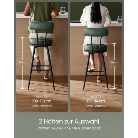 EKHO Collection - 2-osaline baaripukkide komplekt koos seljatoega