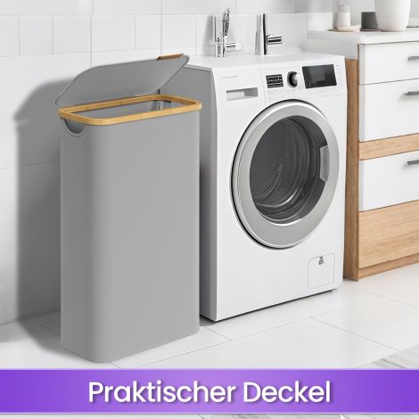 Pesukorv, pesukoguja kaanega, 65 L