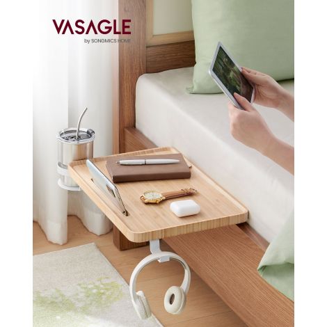 Rippuv öökapp topsihoidjaga, naturaalne beež