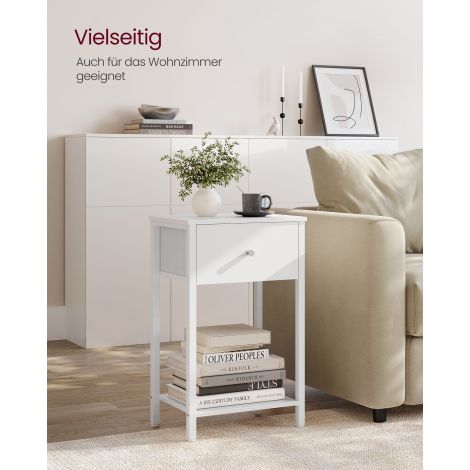 Abilaudade komplekt 2 tk kangast sahtliga valge