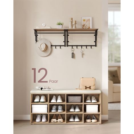 Kingariiul istmega 30,3 x 104 x 48 cm kaamelipruun