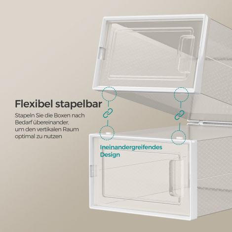Kingakastid, 8-osaline komplekt, plastist kingakorraldaja