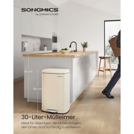 Köögiprügikast 50 liitrit liivabež.