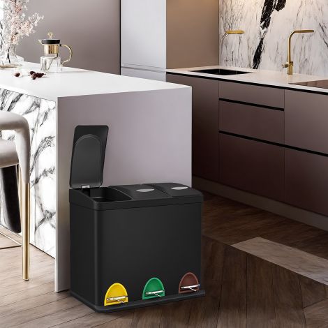 Prügikast köök, 3 x 8 L, väike maht