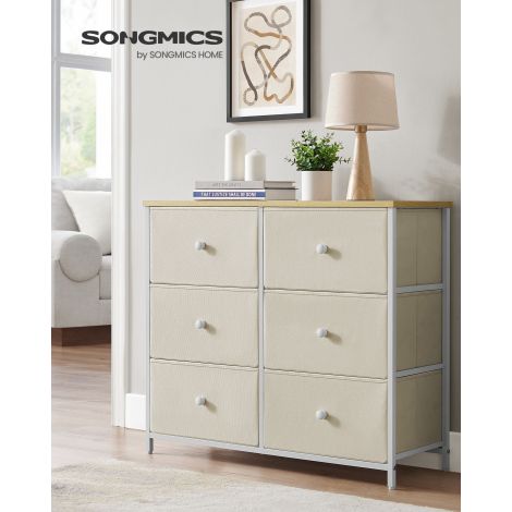 Dresser 6 riidest sahtlit metallraamiga organiseerijaga