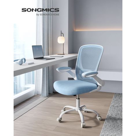 Kontoritool ergonoomiline kokkuklapitavad käetoed udusinine