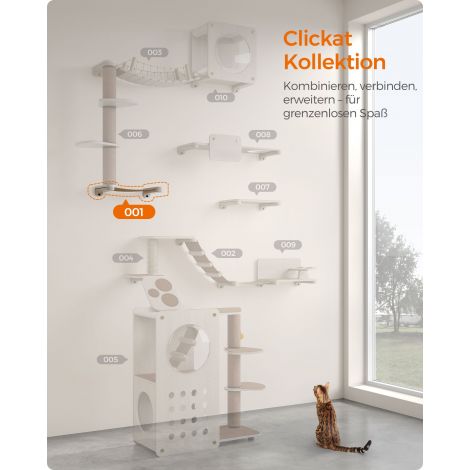 Clickat Collection - nr 001 Seinale kinnitatav kassi võrkkiik