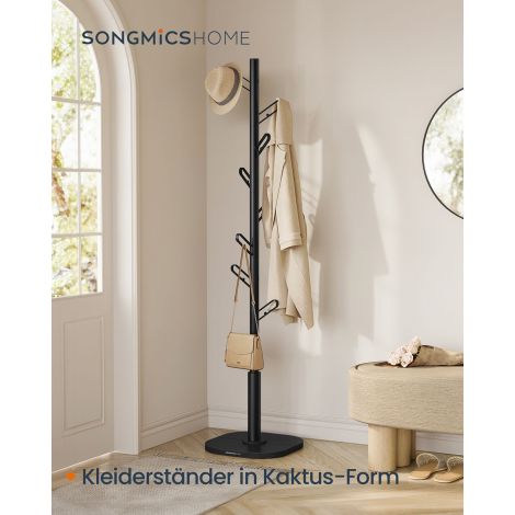 Puu kujuline garderoob 8 ümarate otstega konksu