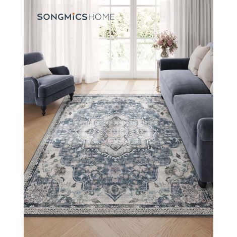 Vintage vaip, 160 x 230 cm, elutoavaip, magamistoavaip, pestav vaip, libisemiskindel vaip, kööki, koridori, söögituppa, cappuccinobeige TAR033L01
