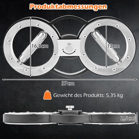 5,35 kg raske Burn-Machine käetreeningaparaat reguleeritava vastupanuga ja 360° pöörlemisega