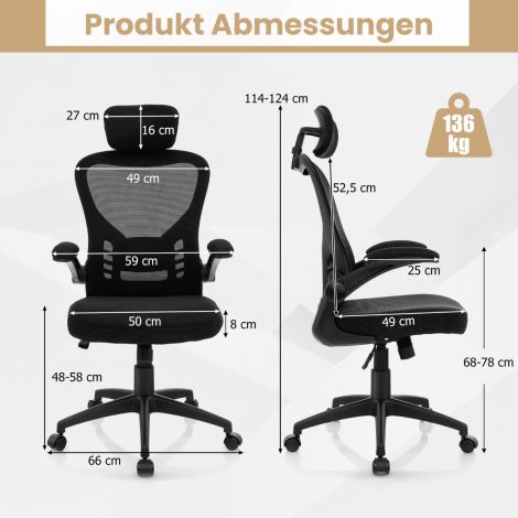 Ergonoomiline võrk-kangast kontoritool kiikuva seljatoega, pöörlev juhi arvutitool
