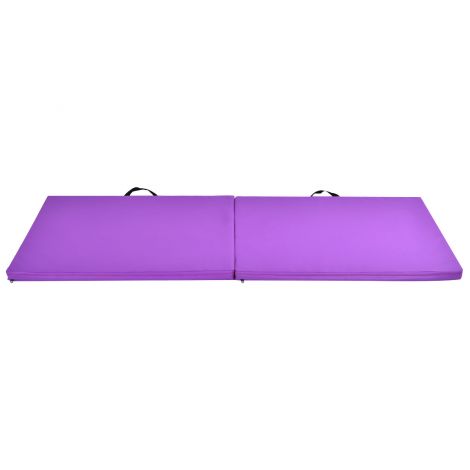 Pehme murujoonematt võimlemismatt joogamatt kokkupandav matt spordimatt 180x60x4 cm – lilla