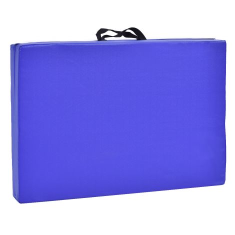 Pehme matt võimlemismatt joogamatt kokkupandav matt turnimismatt 180×60×4 cm – sinine