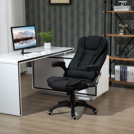 Vinsetto kontoritool võrgusilmaga ergonoomiline kõrguse reguleerimisega kirjutuslaud vahtplastist must 65 x 72 x 100-120 cm kontorisse ja kodukontorisse.