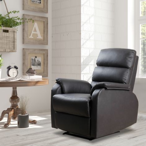 Reguleeritav ergonoomiline tugitool lamamistool diivanitool kunstnahk pruun 75x92x99cm ideaalne elutuppa ja kodukontorisse.