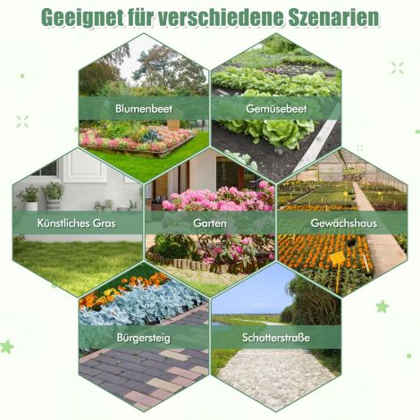 Umbrohukangas 50 m² aiamatt umbrohu vastu, must PP umbrohukile 50 × 1 m – 100 g/m²