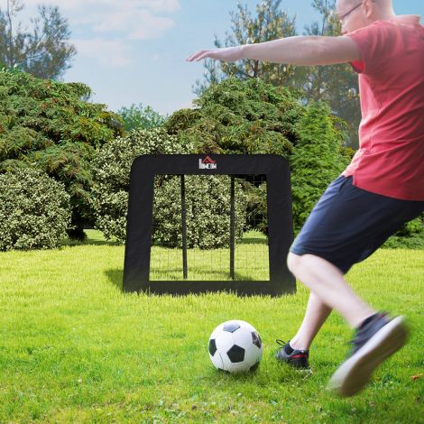 Jalgpallivärav kokkupandav tagasilöögisein 5-astmeline reguleeritav mitmesuguste spordialade jaoks 128x118x108-120cm.de