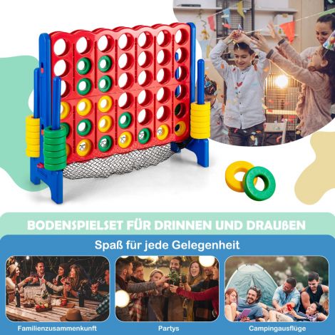 Jumbo 4-ritta komplekt, 119 cm suur Nelja ritta mäng lastele, sinine