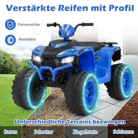 24V elektriline laste ATV juhtmevaba ühendusega elektriline ATV sinine