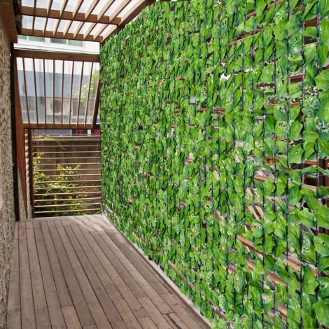 Kunsthekk Privaatsushekk Terrass Seinalekoratsioon Seinalekoratsioon Heleroheline 300 x 150 cm