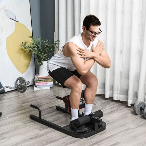 Sissy kükk treeningseade 3in1 reguleeritav kuni 120kg, teras must, jala ja kõhu treenija tõhusaks treeninguks.