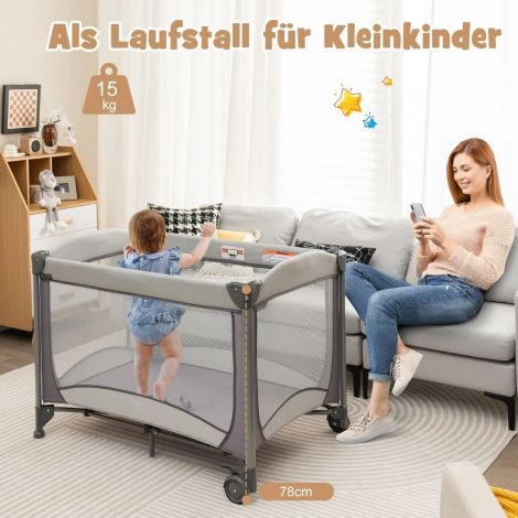 5 ühes mobiilne beebivoodi mähkimislaud