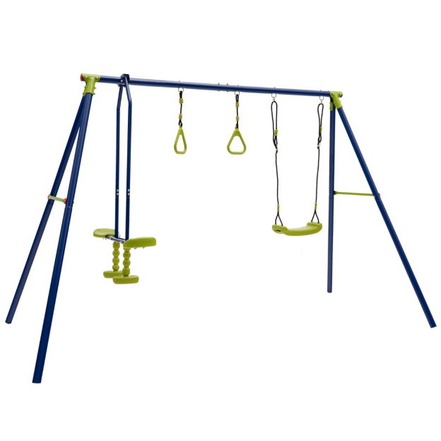 Laste 3-ühes metallist kiikeraam 278 × 142 × 177 cm