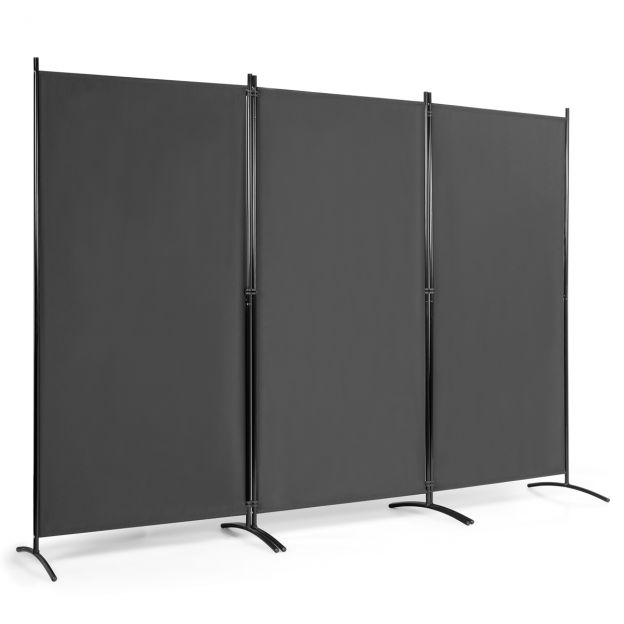 3-paneeliline ruumijagaja Kokkupandav kangast privaatsusekraan 260 x 183 cm hall