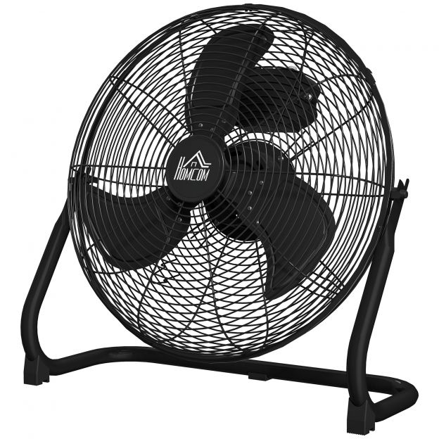Lauaventilaator Elektriline ventilaator 3 kiirusastmega, 120° reguleeritav nurk kodu, kontori, magamistoa jaoks, must