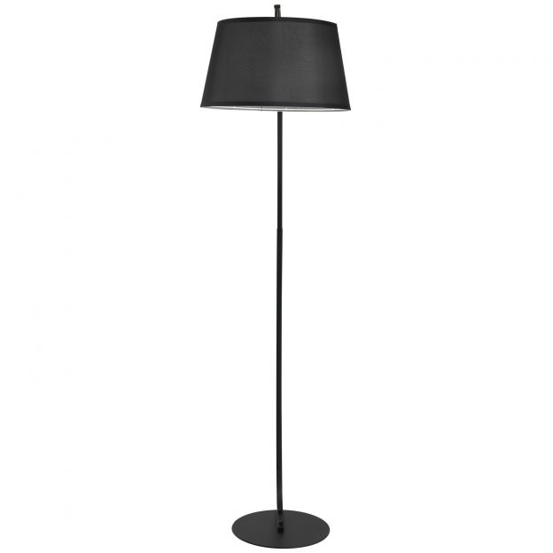 Kaarelamp põrandalamp Arc - Kaasaegne metallist kaarelamp - Metallist põrandalamp linane must