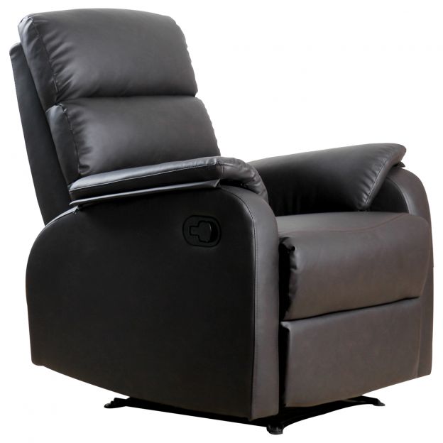 Reguleeritav ergonoomiline tugitool lamamistool diivanitool kunstnahk pruun 75x92x99cm ideaalne elutuppa ja kodukontorisse.