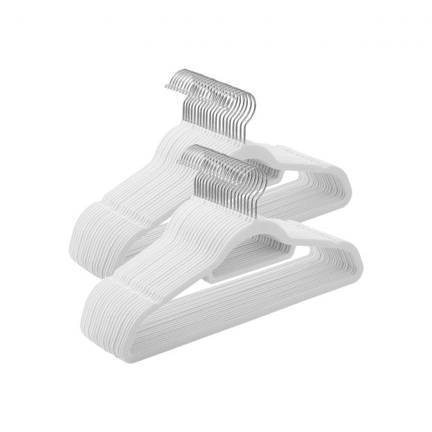 Riidepuud 50tk, 45 x 0,6 x 23,5 cm, valge