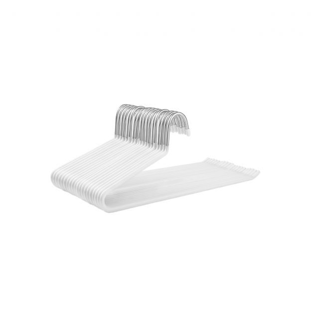 20 tükki metallist riidepuid pükstele Ø 5 mm, must, 38 cm