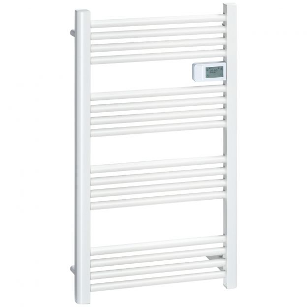 Rätikukuivati 540x960 mm vannitoaradiaator 16 küttekeha ülekuumenemiskaitsega seinale paigaldatav alumiinium valge vannitoa jaoks.