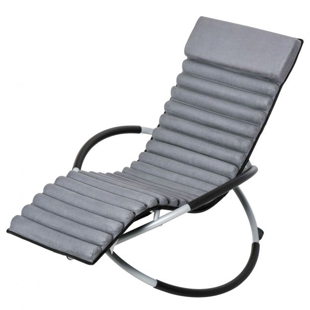 Kiiktool ergonoomiline 2-ühes kiiktool aiatool kiiklamamistool metallist tekstiilene kerakujuline tumehall 145x74x88 cm mugavuse tagamiseks aias.