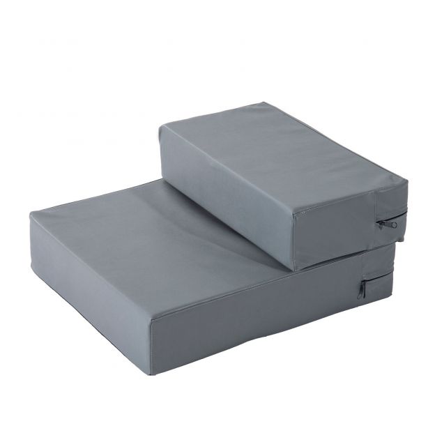 Lemmikloomatrepp Loomaalus 2 astet Kokkupandav Koeratrepp Trepp Alus kassidele ja koertele Hall L45 x B39 x H20 cm