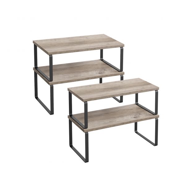 Metallraamiga maitseaineriiulite komplekt 4 tk 19,5 x 39,7 x 15,8 cm