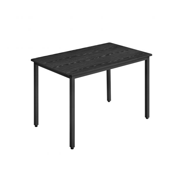 Söögilaud 70 x 110 x 77 cm eebenipuu must-mattmust