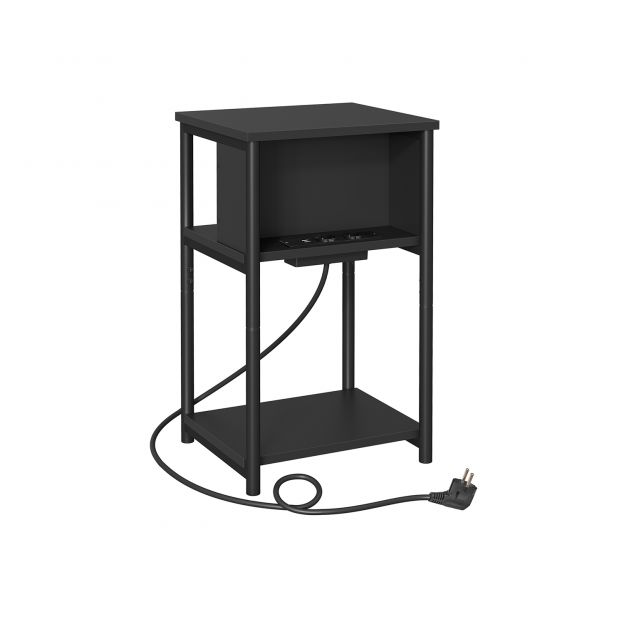 Abilaud 2 AC- ja USB-pistikupesega must
